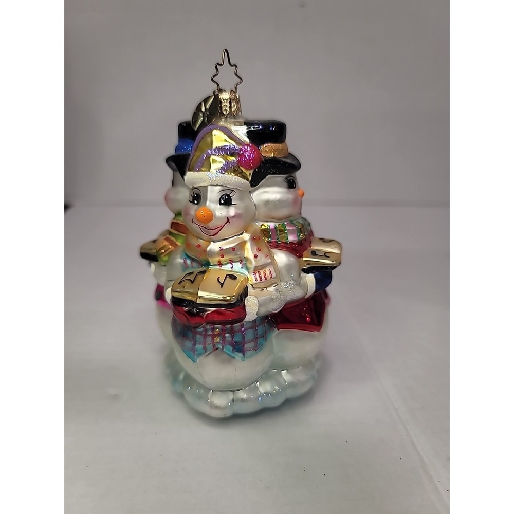 vintage Radko christmas ornament 19347 singing in a winter wonderland